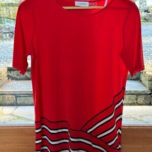 Calvin Klein Red Tunic Top